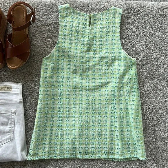 Vineyard Vines Ripple Eyelet & Gingham Blouse - Picture 5 of 6